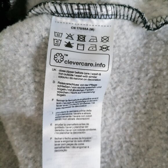 EDC Mens Black Long Sleeve Full Zip Fleece Jacket Size Medium - Picture 6 of 7